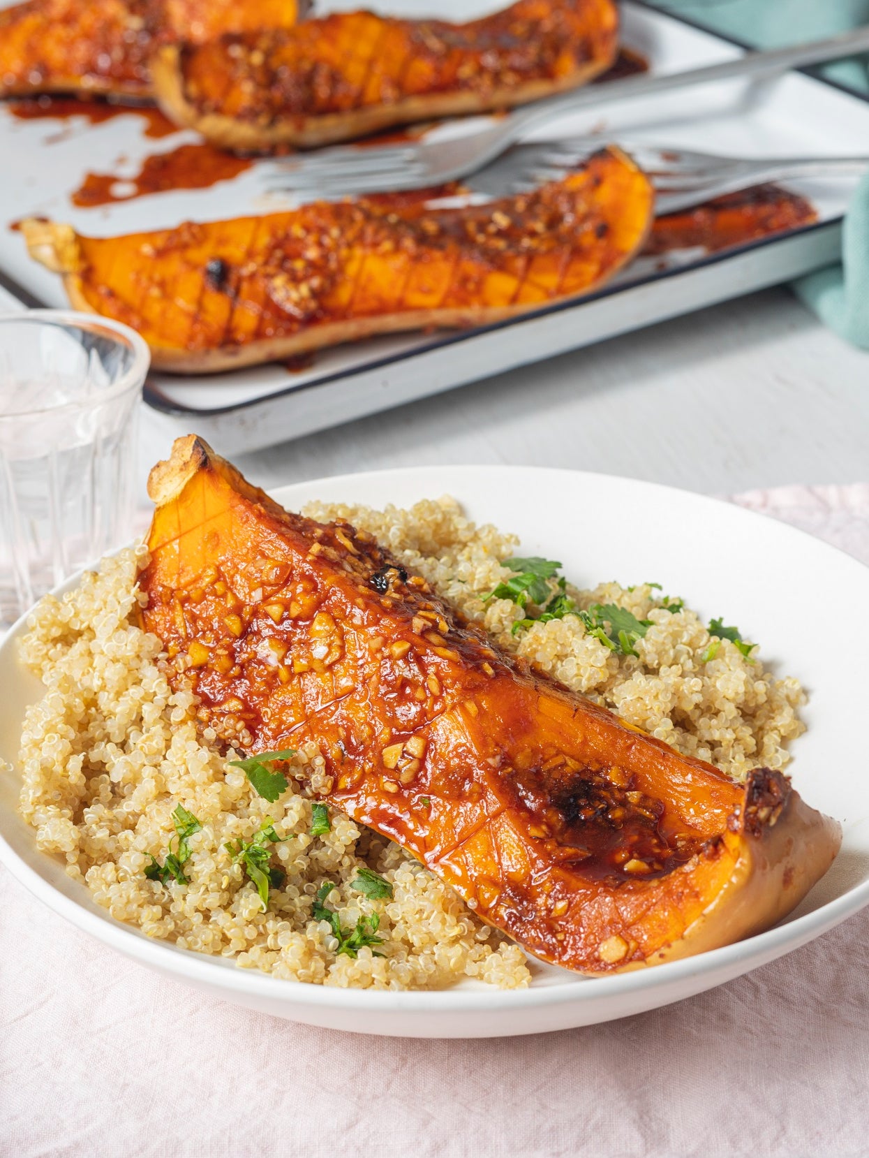 This butternut squash and quinoa dish makes for a perfect healthy dinner
