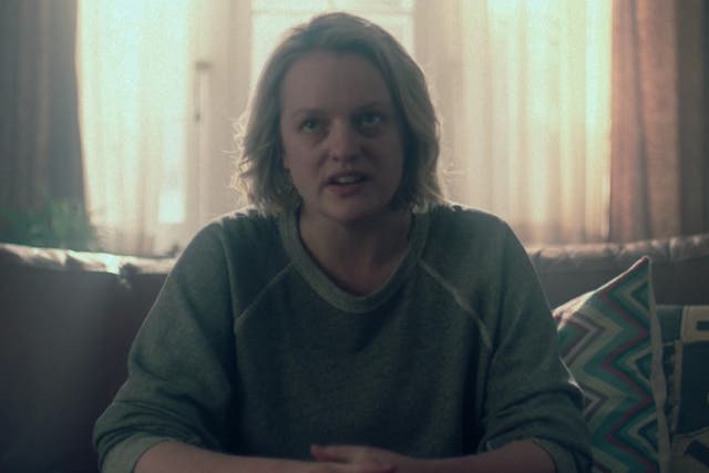 <p>Elisabeth Moss in ‘Progress’, the ninth episode in season four of ‘The Handmaid’s Tale'</p>
