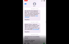 Trump bombards supporters with near-constant texts for money, analysis by The Independent finds