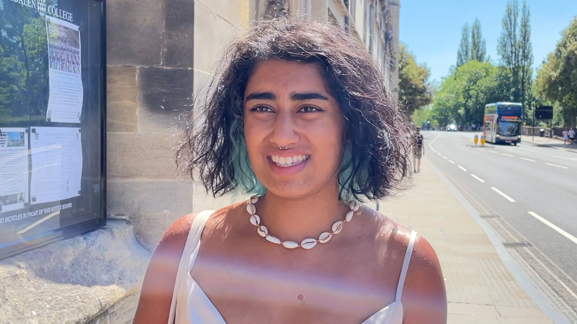 <p>Safaa Baig, a first year student at Oxford University</p>