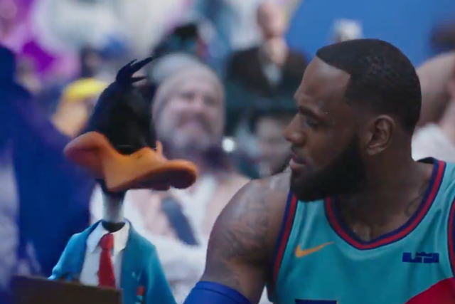 <p>LeBron James starring in Space Jam 2</p>