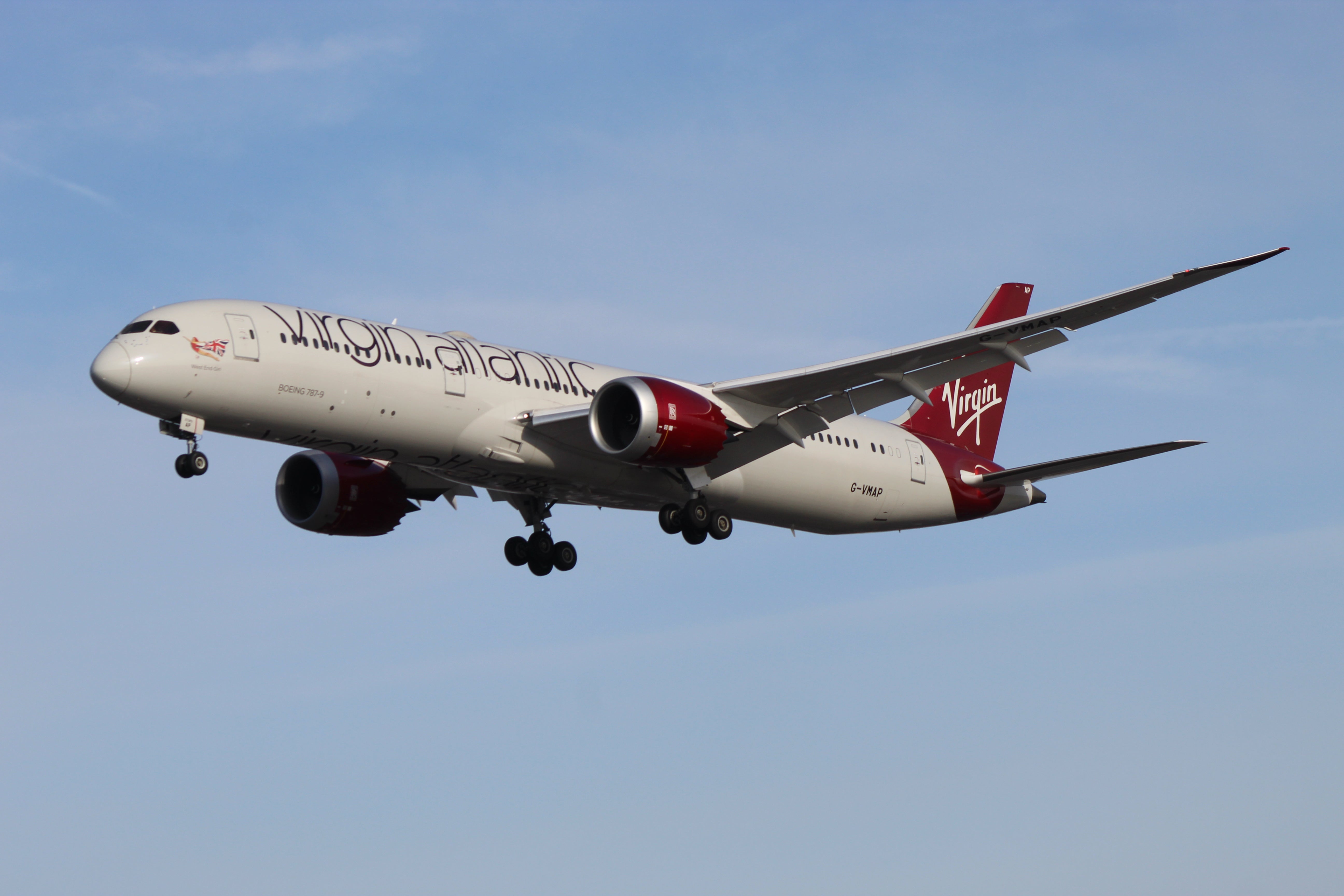 Going west: Virgin Atlantic Boeing 787