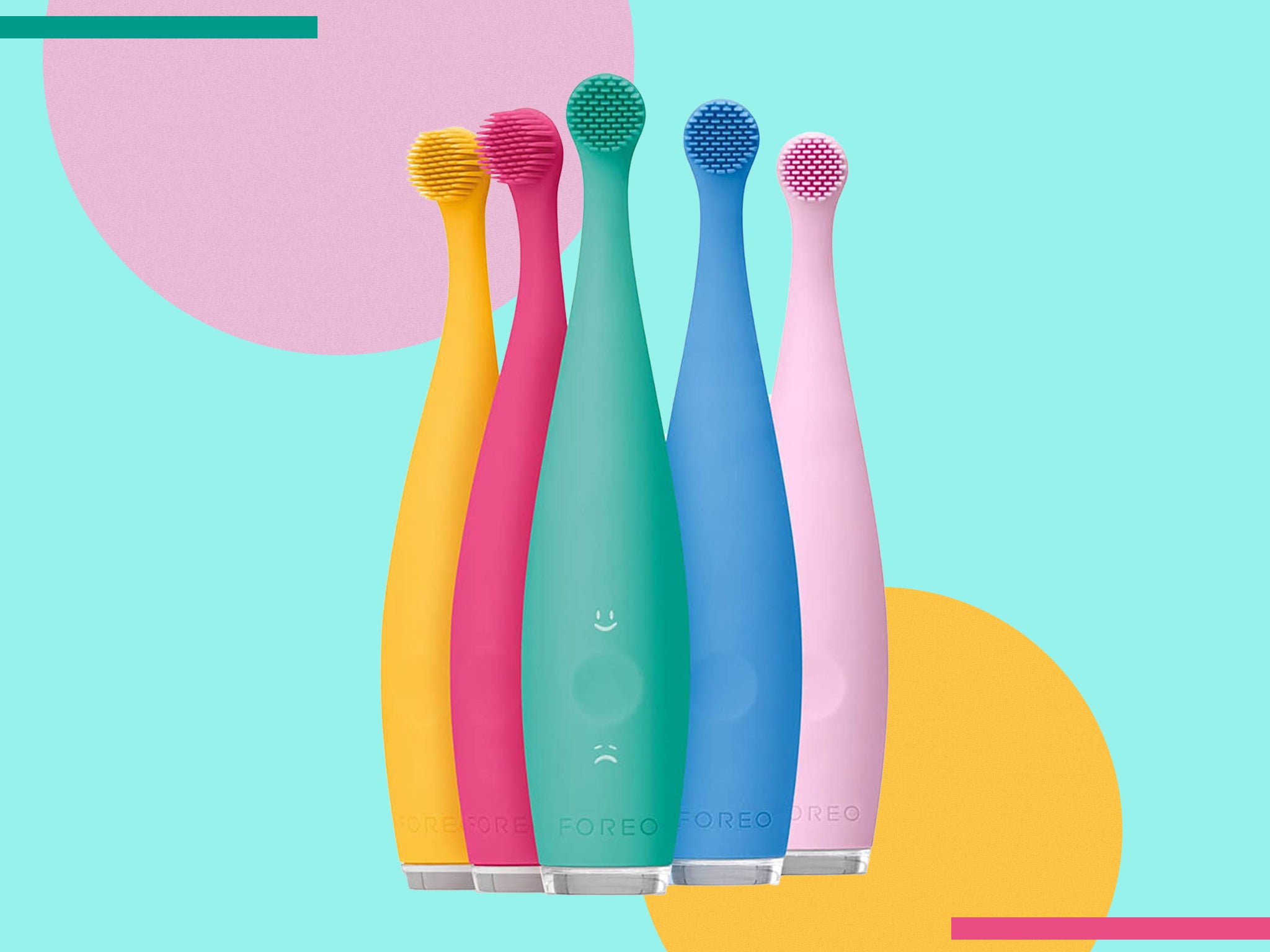 The silicone material that makes the brush a perfect match for children and their milk teeth