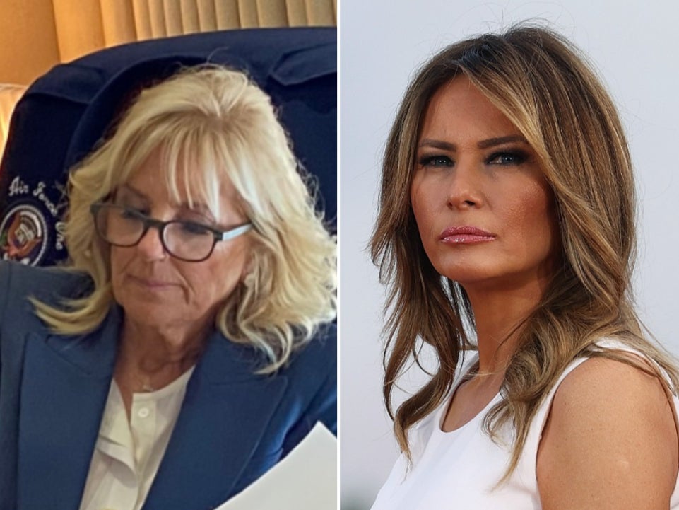 The difference between Melania Trump and Jill Biden in one photo | indy100