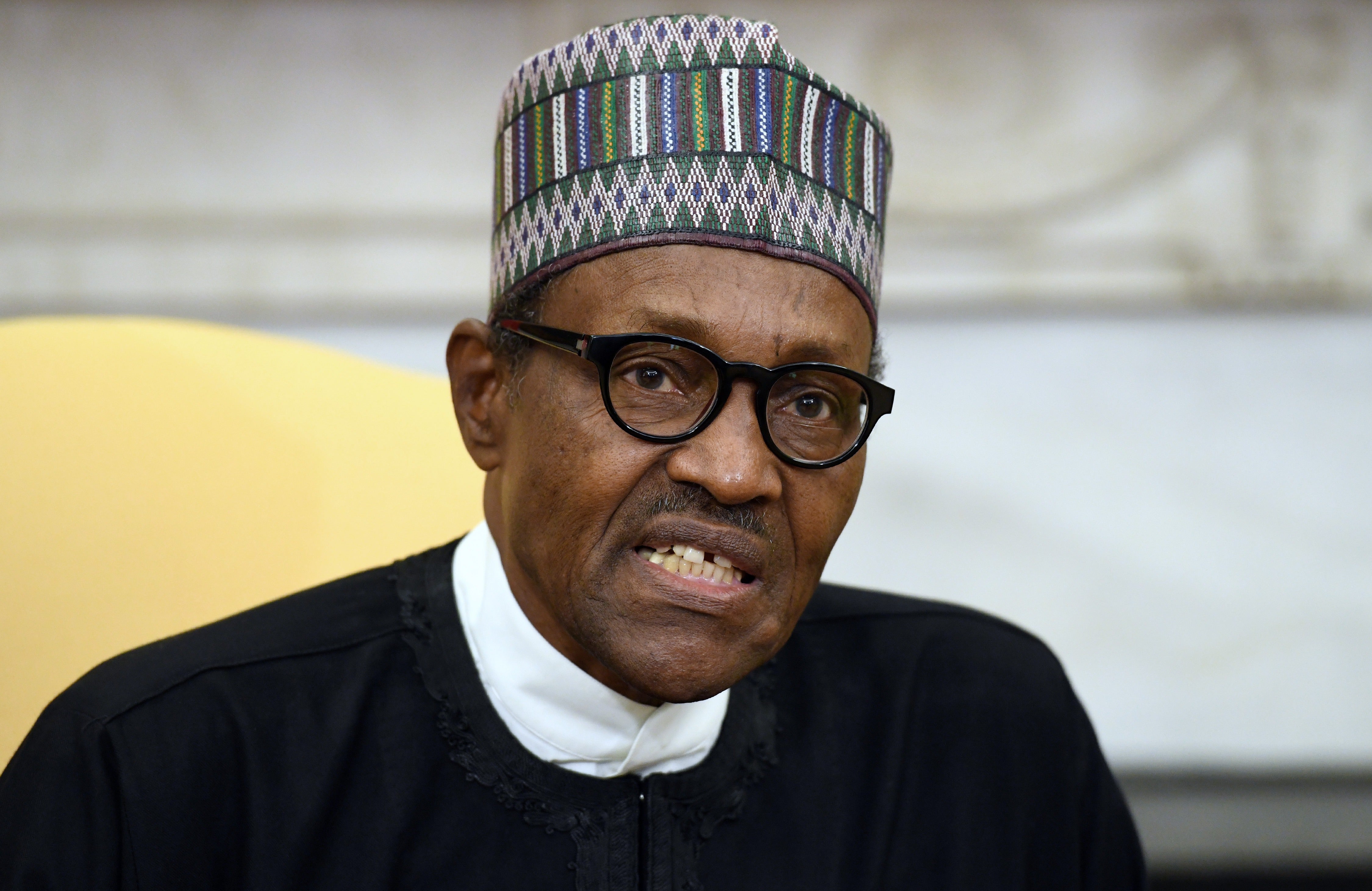 The Nigerian president’s statement comes as unemployment is particularly high