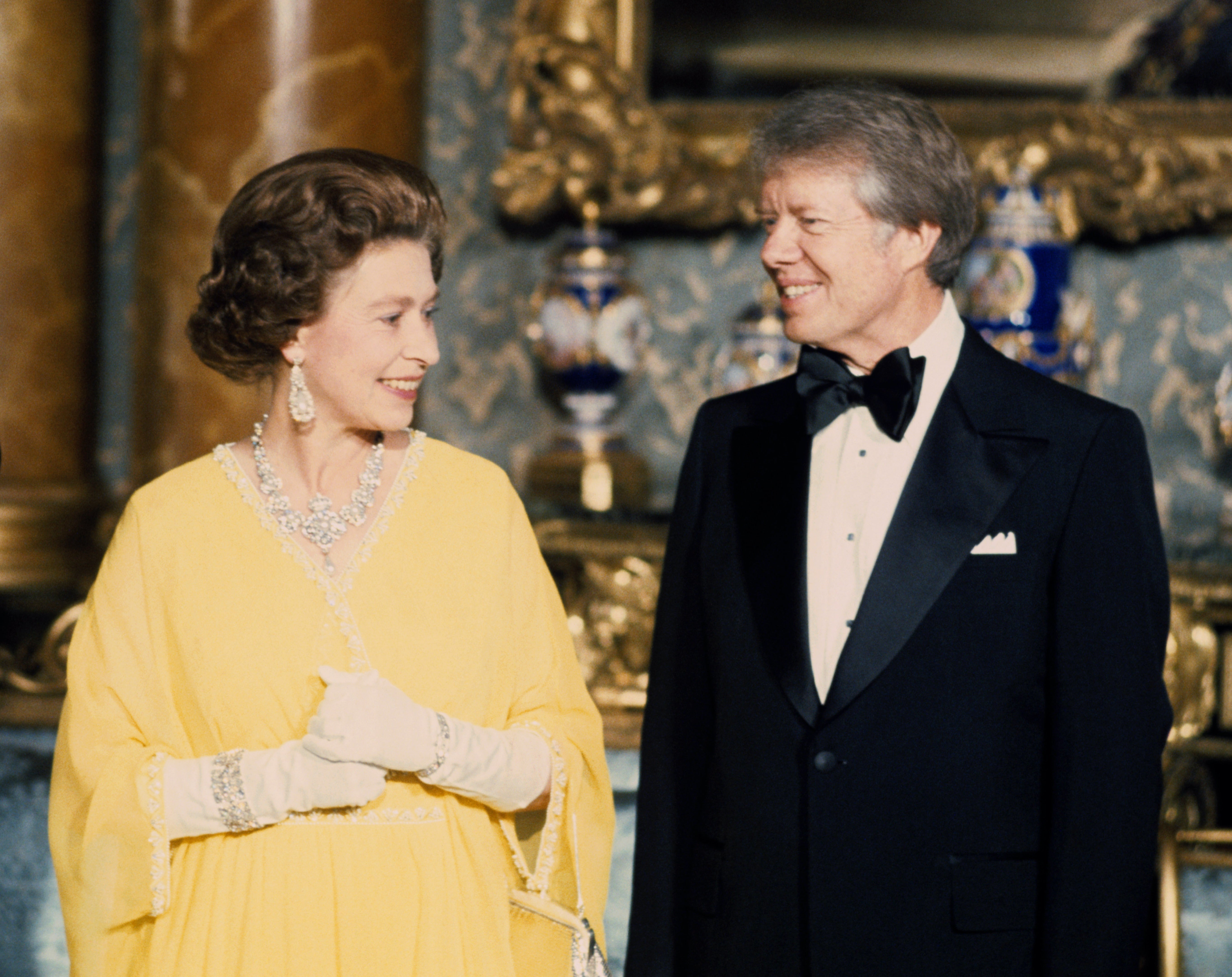 The Queen and Jimmy Carter in 1977