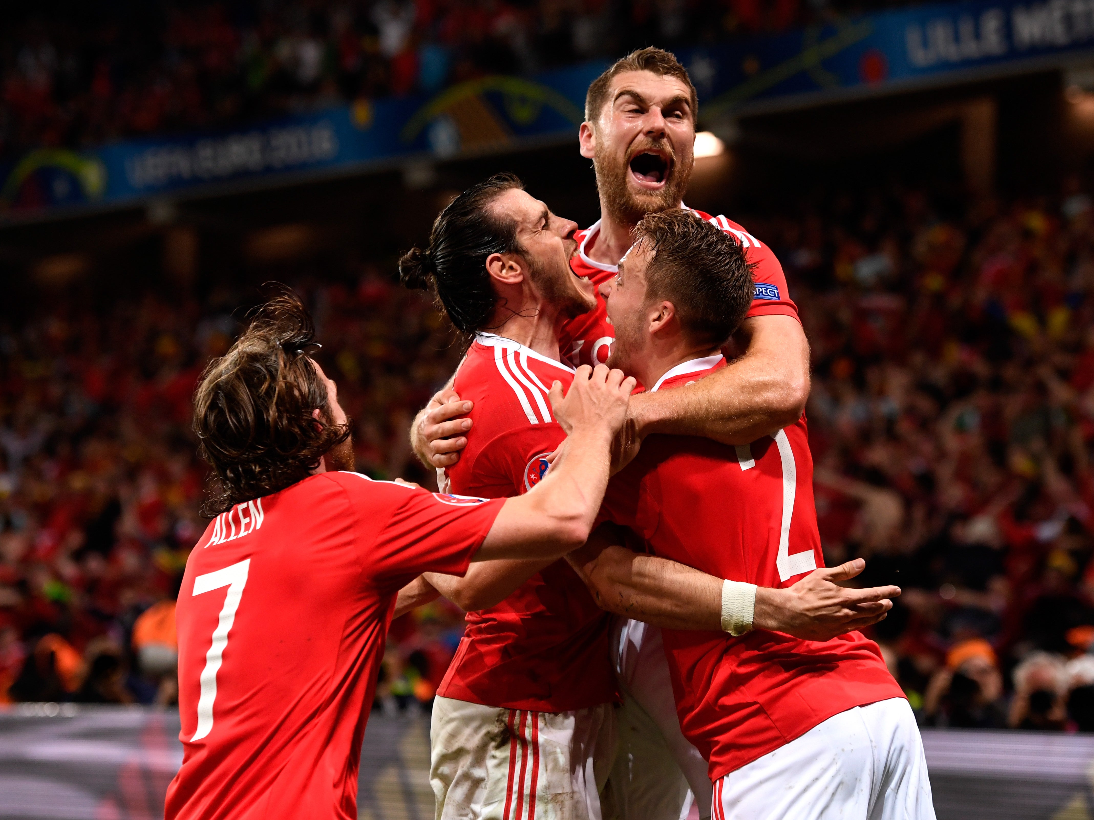 Sam Vokes scored in the famous win over Belgium