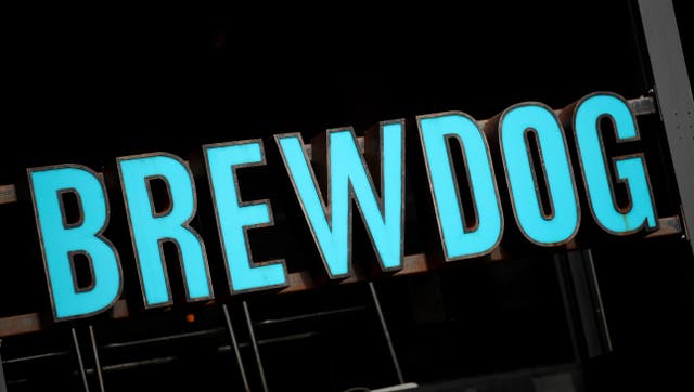 <p>A BrewDog bar sign</p>