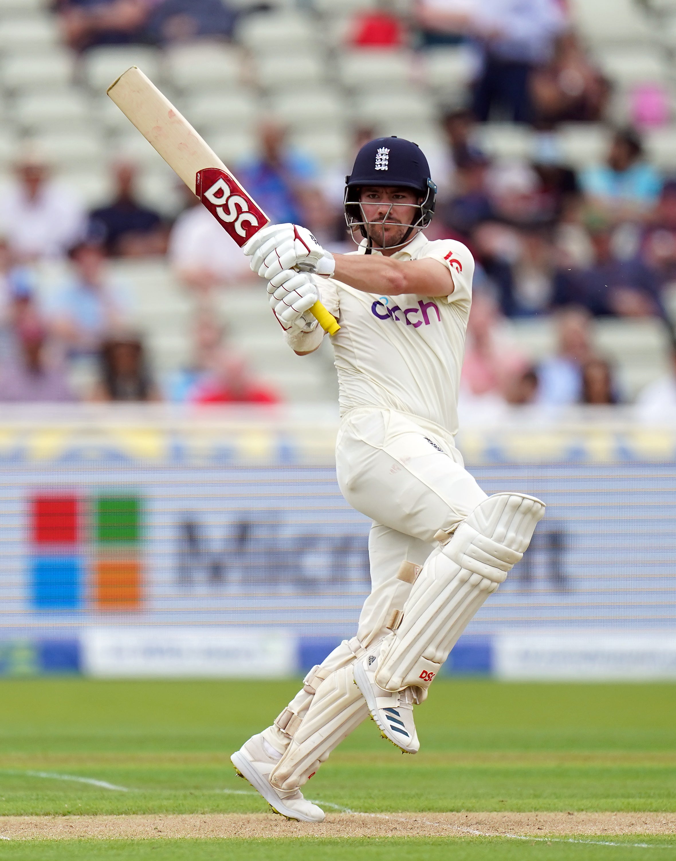 Rory Burns was unbeaten at tea in the second Test
