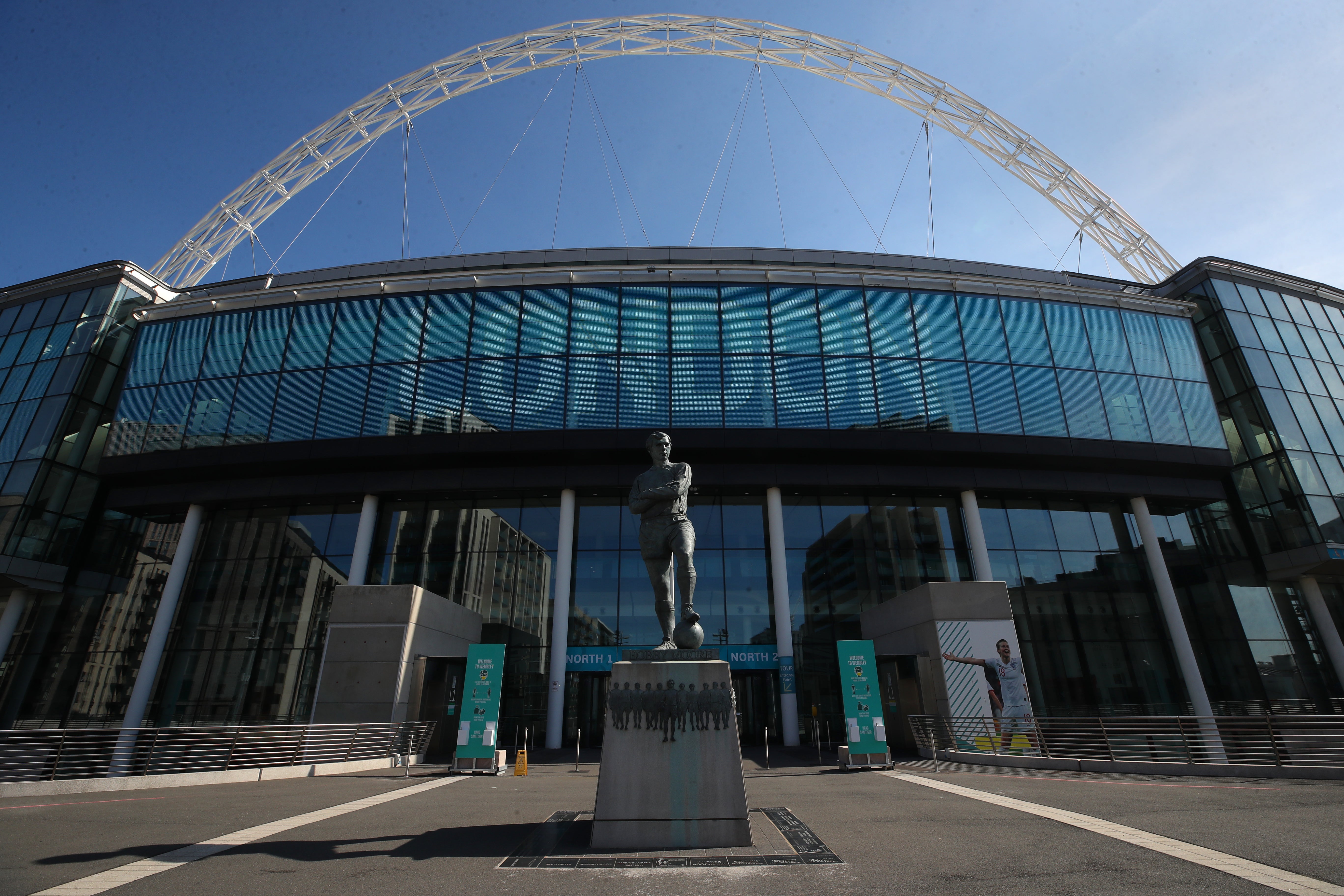 Wembley will stage England's match with Croatia on Sunday