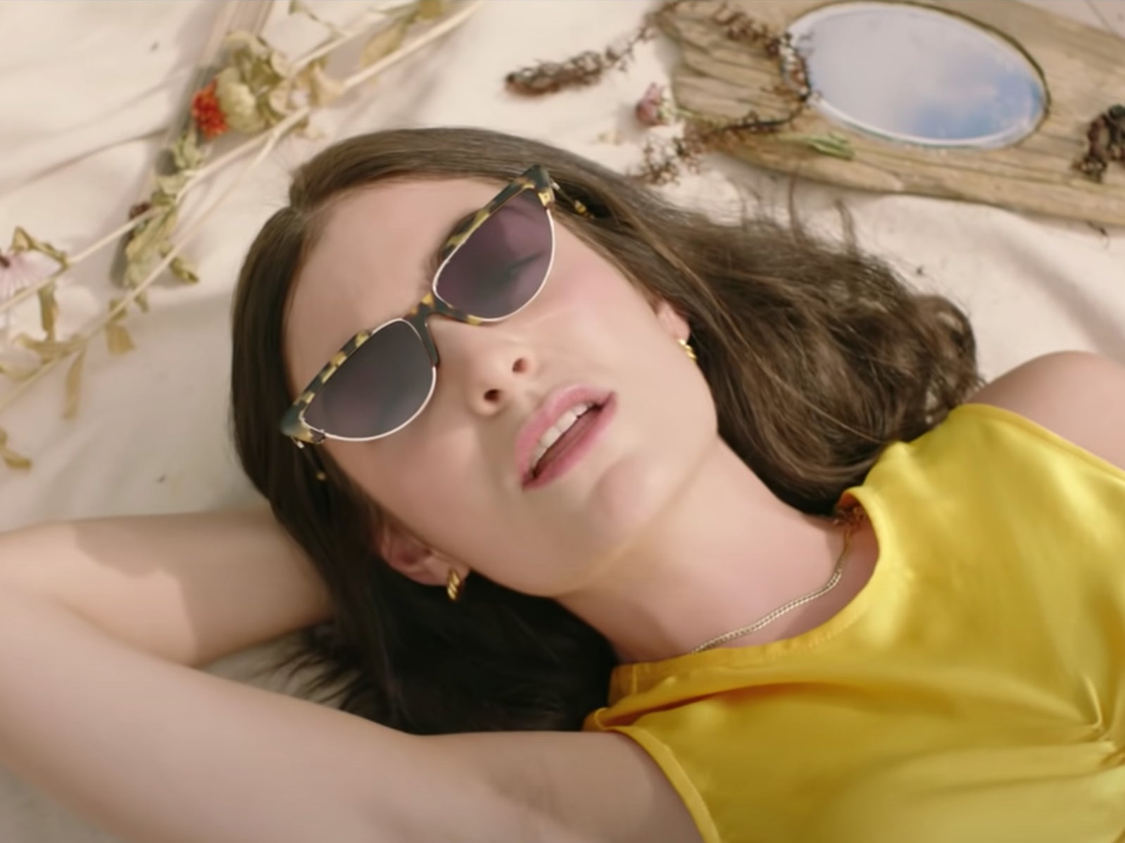 Lorde in the ‘Solar Power’ video