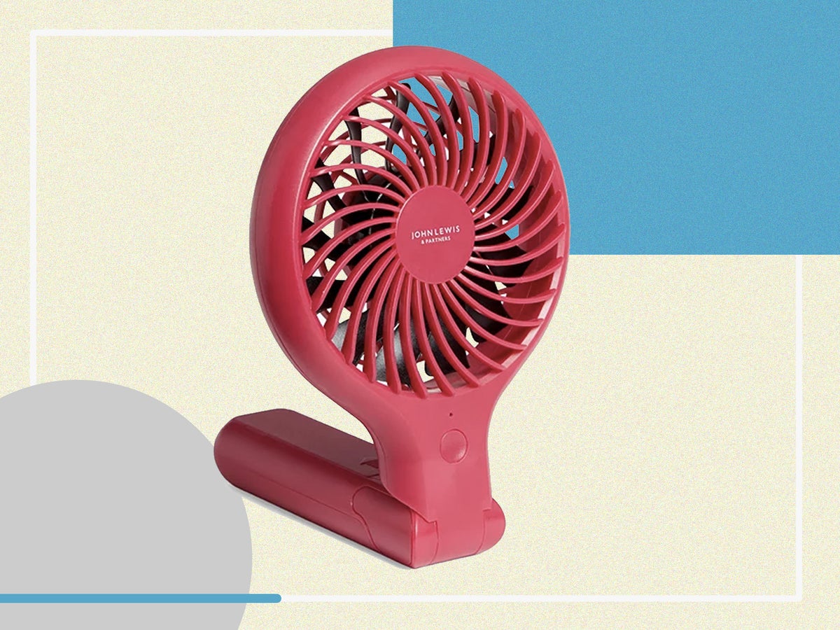 John Lewis's top-rated handheld and desk fan is just £12 | The Independent