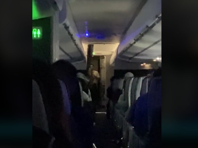 Video of a 7 June flight in which passengers insulted staff