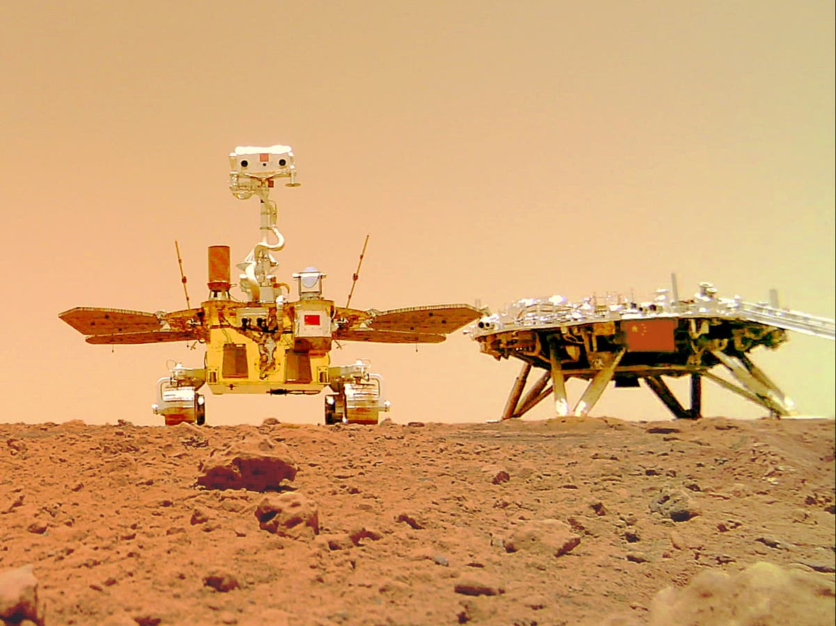 Chinese Zhurong rover sends new images of Mars back to Earth Chinese Zhurong rover sends new images of Mars back to Earth