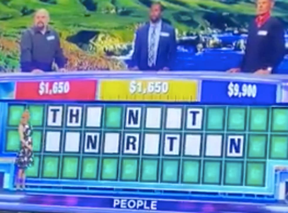 Wheel Of Fortune Contestant Makes One Of The Worst Guesses In The Show S History Indy100 Wheel Of Fortune Contestant Makes One Of The Worst Guesses In The Show S History Indy100