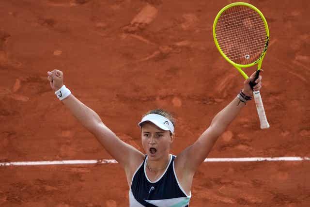 Barbora Krejcikova has surprised herself at Roland Garros