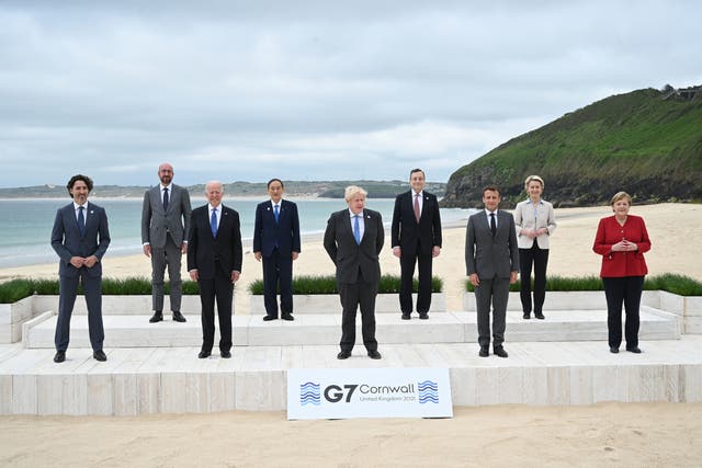 <p>The G7 leaders will on Saturday launch the ‘Carbis Bay Declaration’</p>