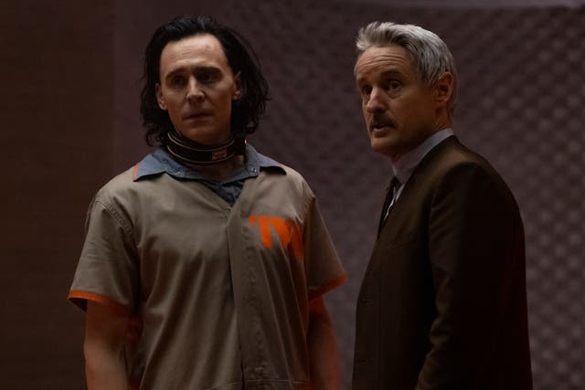 <p>Tom Hiddleston and Owen Wilson in ‘Loki'</p>
