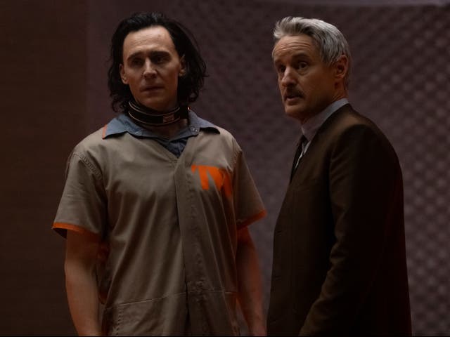 <p>Tom Hiddleston and Owen Wilson in ‘Loki'</p>