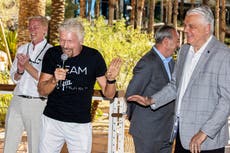 Richard Branson marks opening of Virgin hotel in Las Vegas