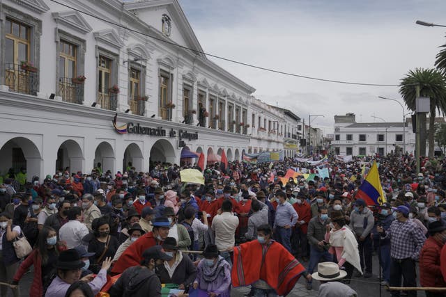 ECUADOR INDIGENAS-MARCHA