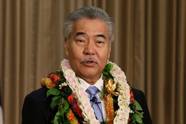 <p>Hawaii governor David Ige has urged tourists not to visit Hawaii as it grapples with a spike in Covid cases </p>
