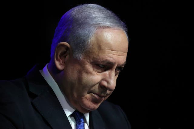 <p>Israeli Prime Minister Benjamin Netanyahu</p>