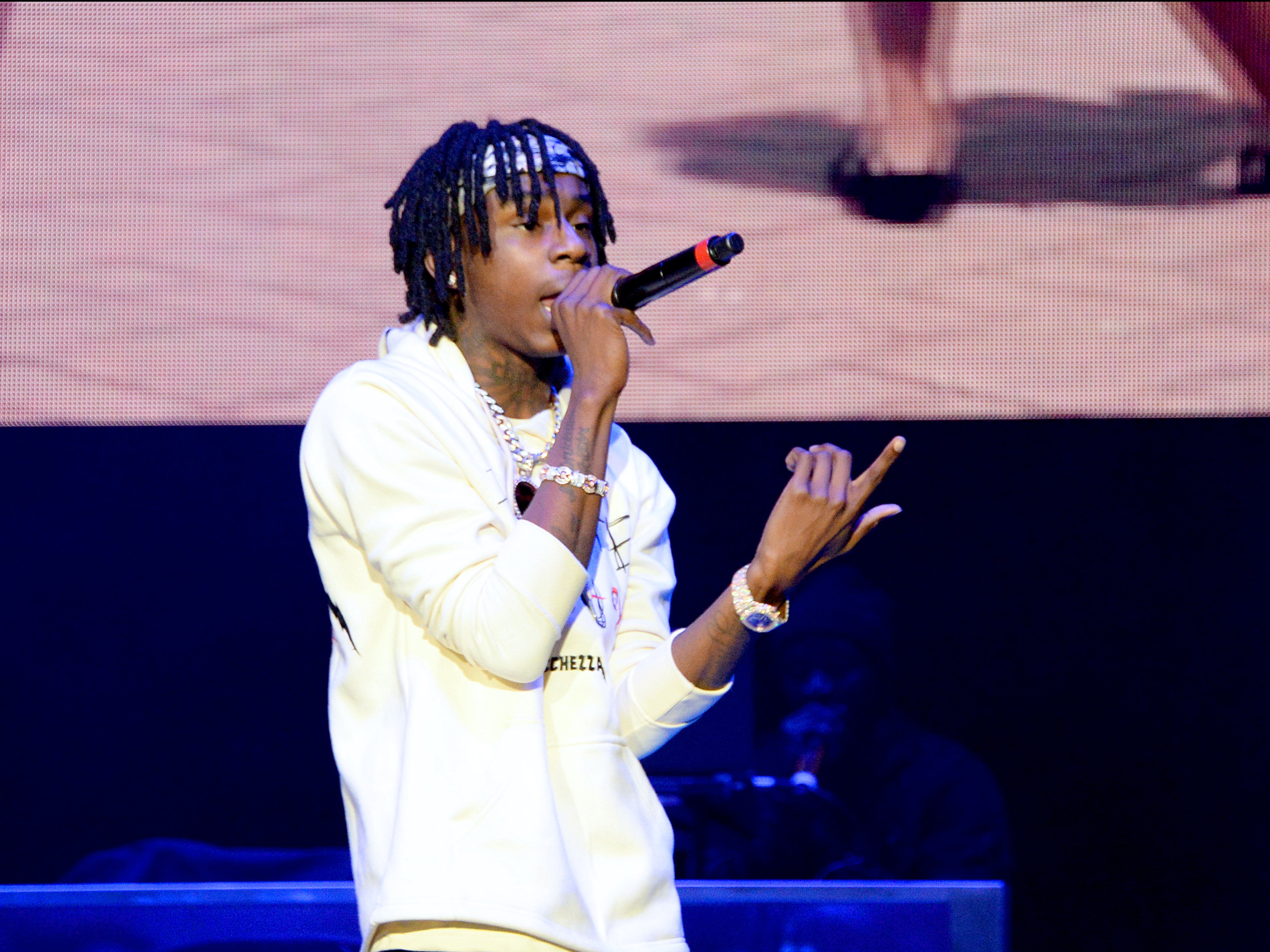 Polo G performing in 2019