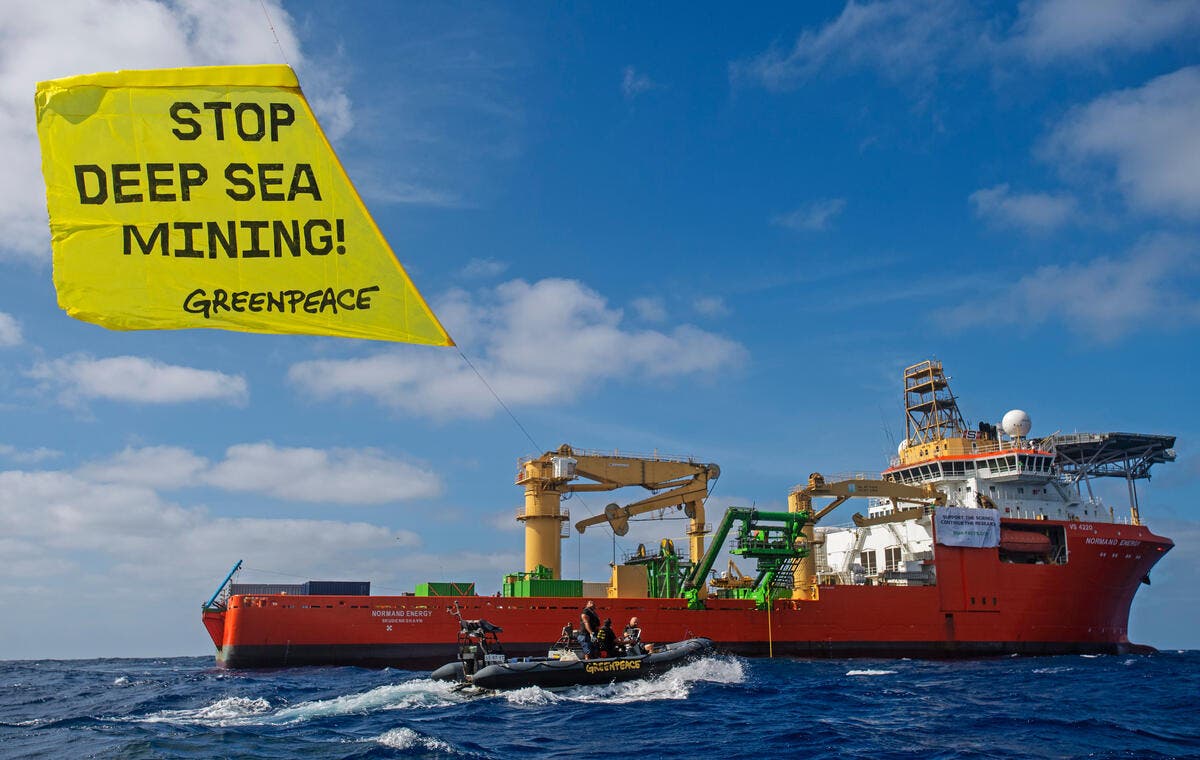 Greenpeace launch legal action against UK government over secrecy on deep sea mining