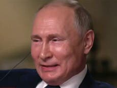 Putin calls Trump ‘talented individual’ and laughs when asked if he’s a killer