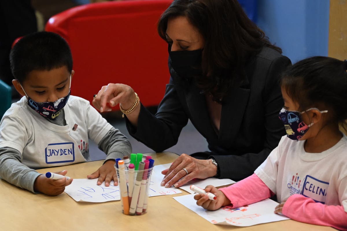 Kamala Harris appoints little boy ‘vice president’ with her pin | The ...