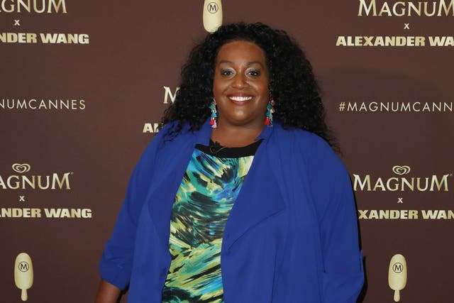 <p>Alison Hammond attends the Magnum VIP Party during the 71st annual Cannes Film Festival </p>