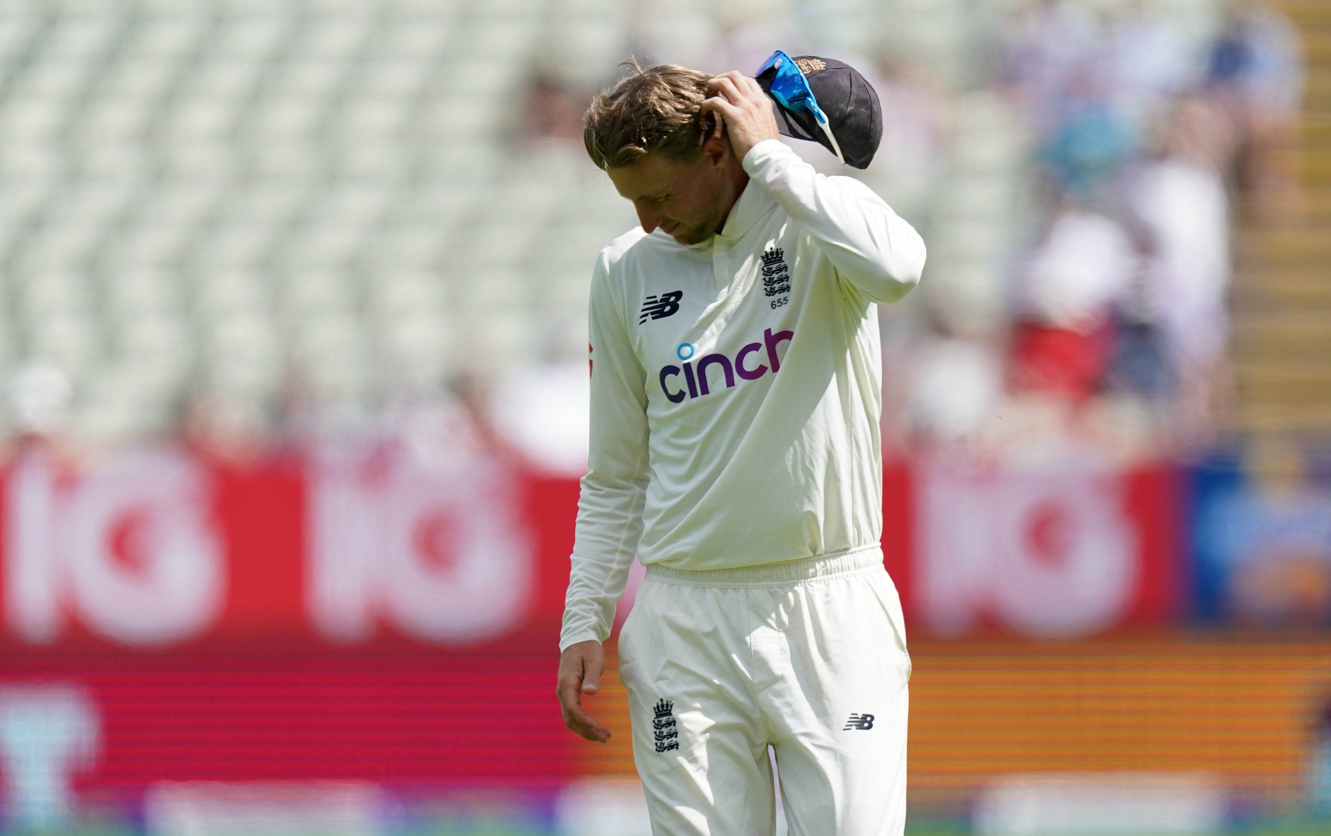 A dejected Joe Root saw England lose