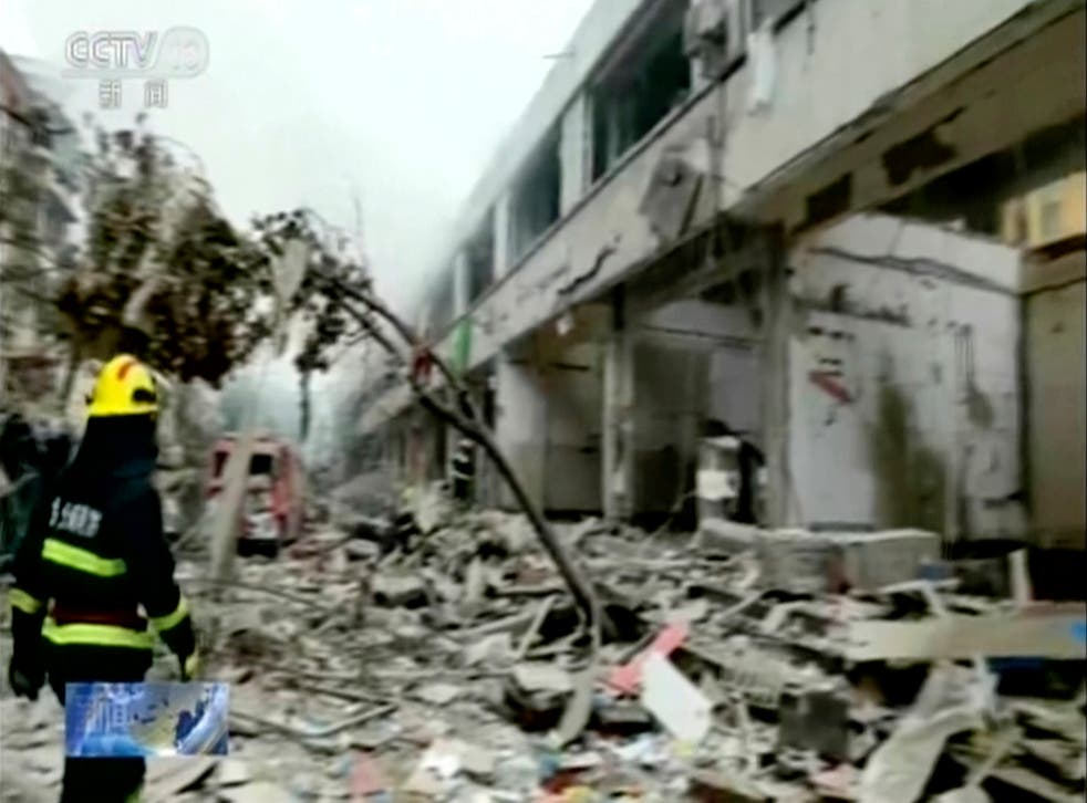 CHINA-EXPLOSION DE GAS