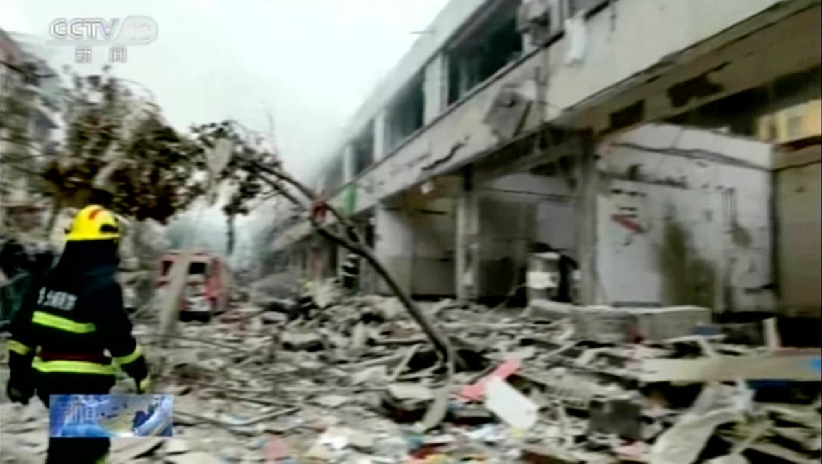 Gas explosion in central China kills at least 12