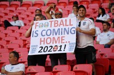 England vs Croatia: How many fans are at Wembley for their Euro 2020 opener?