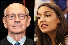 AOC agrees liberal Supreme Court justice Stephen Bryer should retire from bench