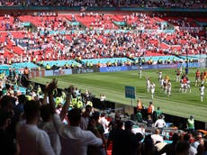 Fan at England vs Croatia seriously injured after falling from stands during Euro 2020 match