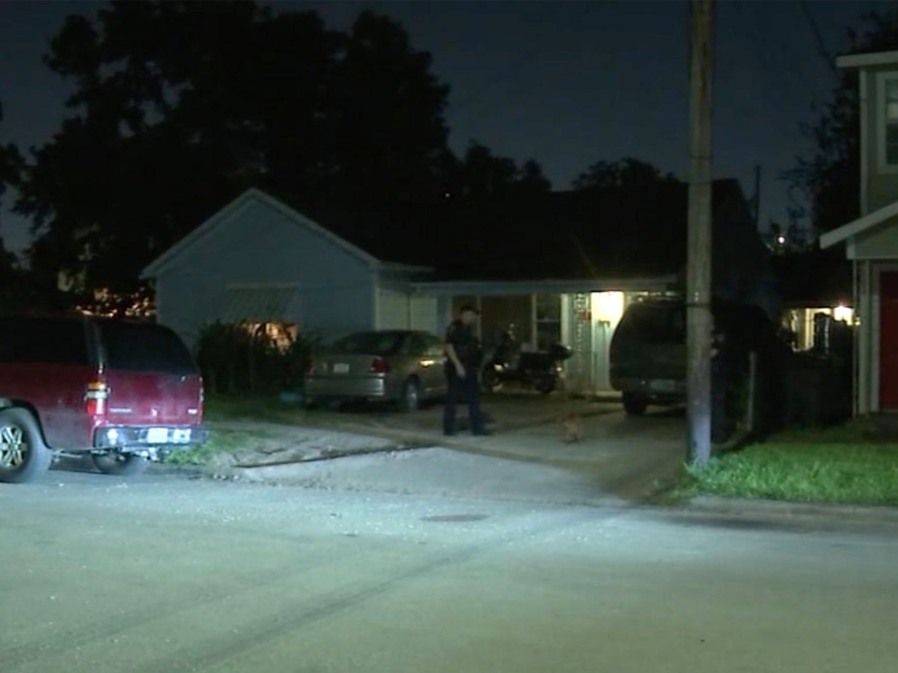 A boy was accidentally shot by his father in eastern Houston on Friday night.