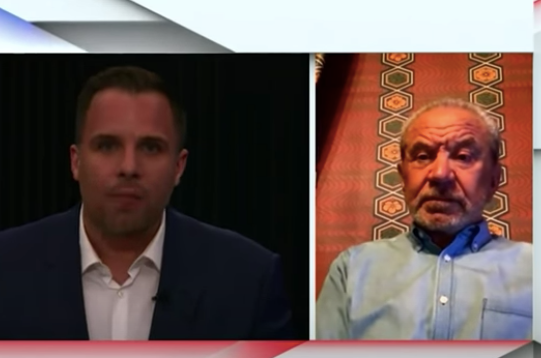 Lord Sugar tears into Dan Wootton’s ‘stupid bloody question’ during awkward GB News interview