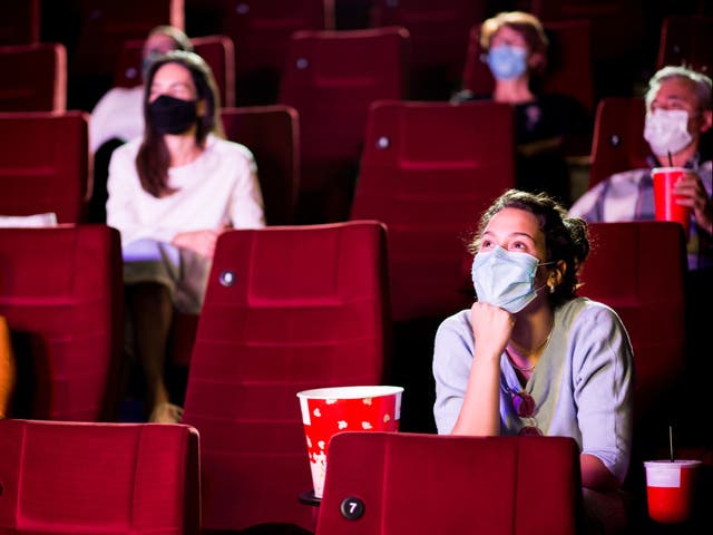 <p>The cinema was at about 50 per cent capacity, with people spacing themselves sensibly around the available seating</p>