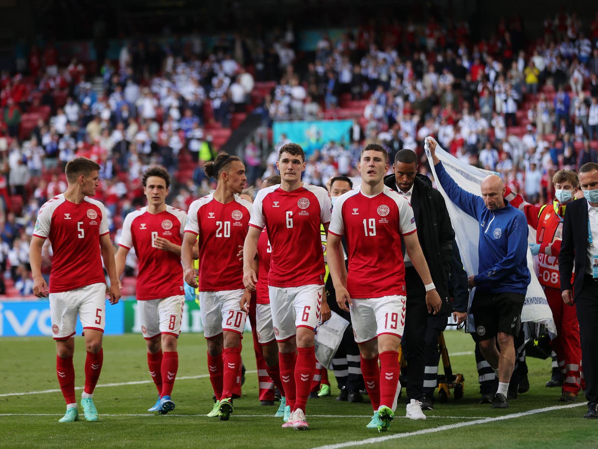 Christian Eriksen feeling positive and &lsquo;making jokes&rsquo; after cardiac arrest during Euro 2020
