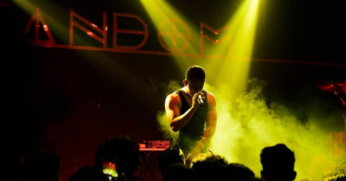 Hanumankind commanding a high-energy live set