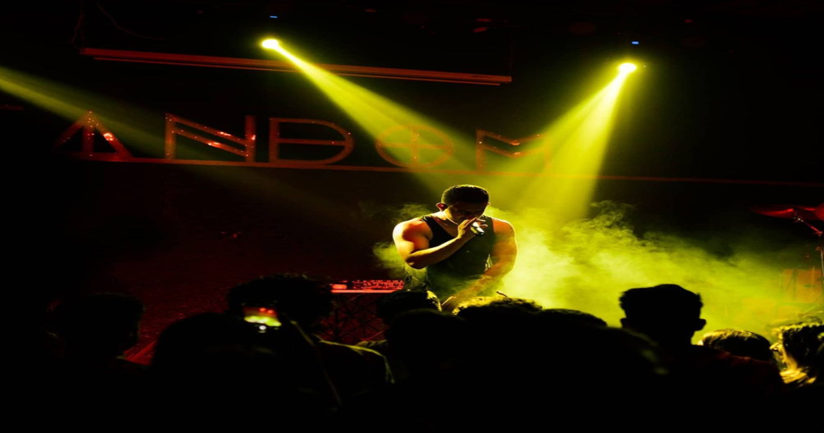 Hanumankind commanding a high-energy live set