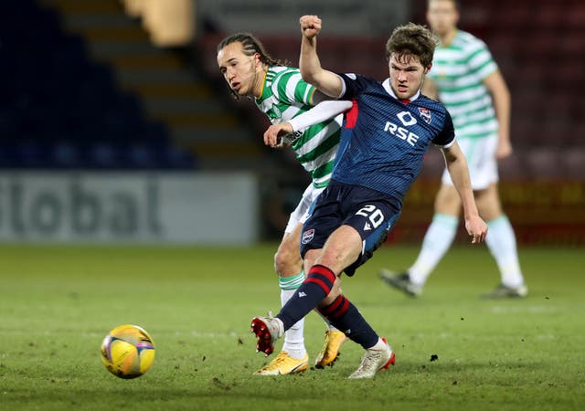 Ross County’s Blair Spittal, right, is excited for the future after signing a new deal at the club