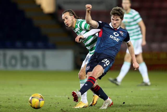 Ross County’s Blair Spittal, right, is excited for the future after signing a new deal at the club