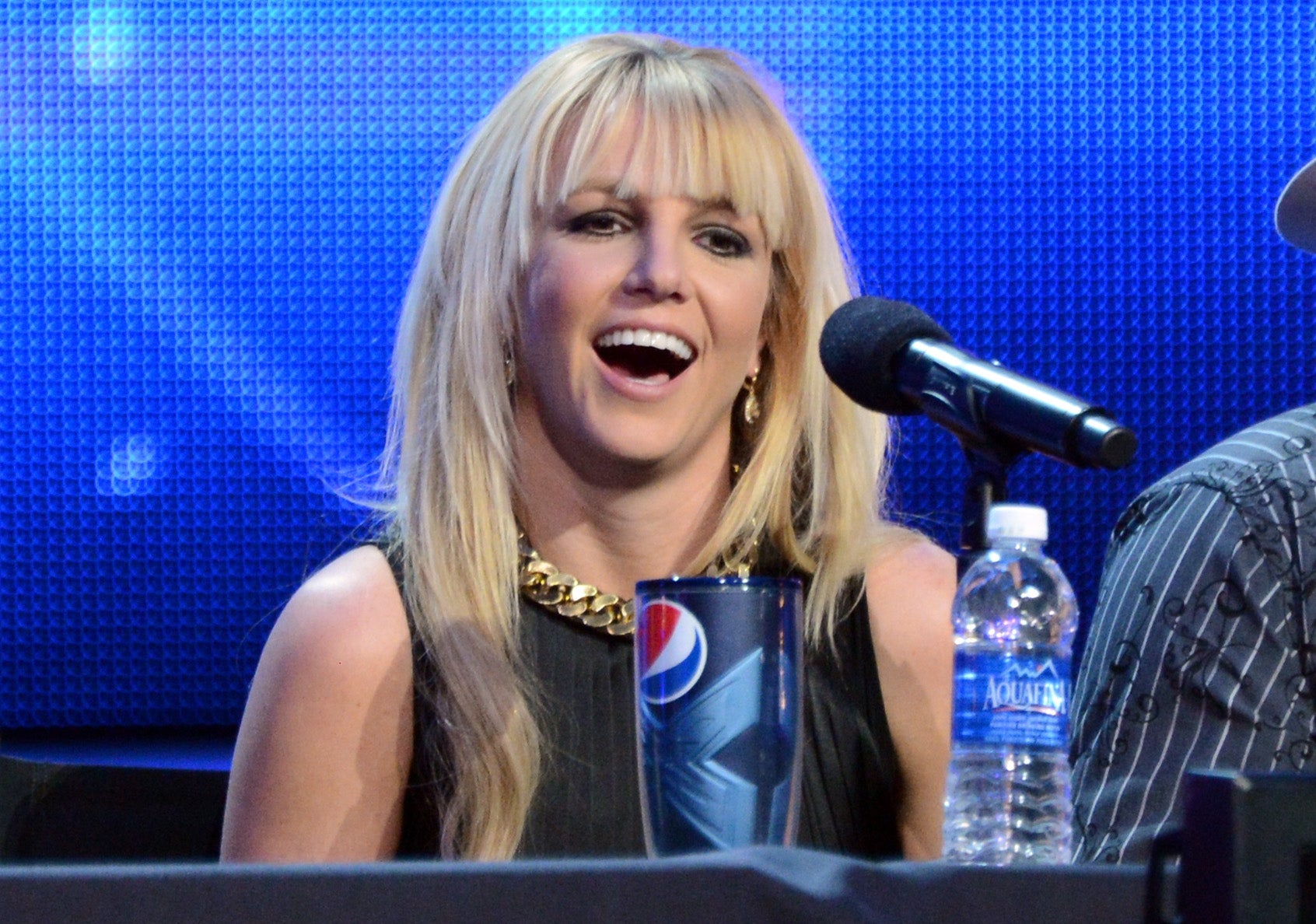 Spears during promotion for The X Factor in 2012