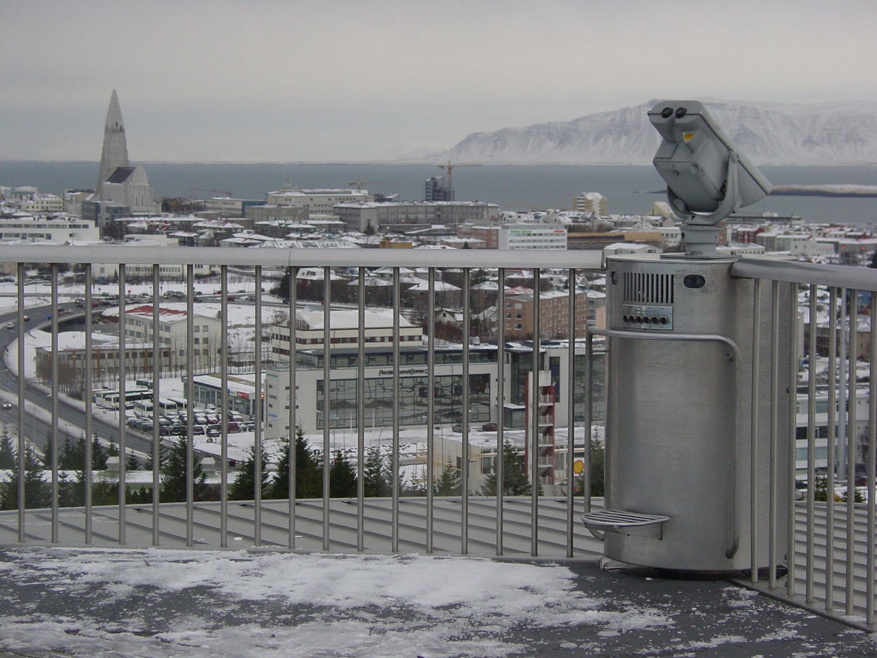 Reykjavik in Iceland has been experiencing unseasonal snowfall