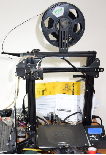 A 3D printer owned by Morrice