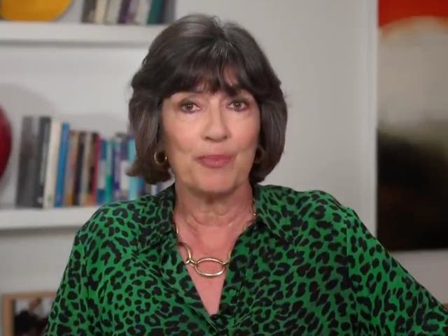 <p>Christiane Amanpour on CNN</p>